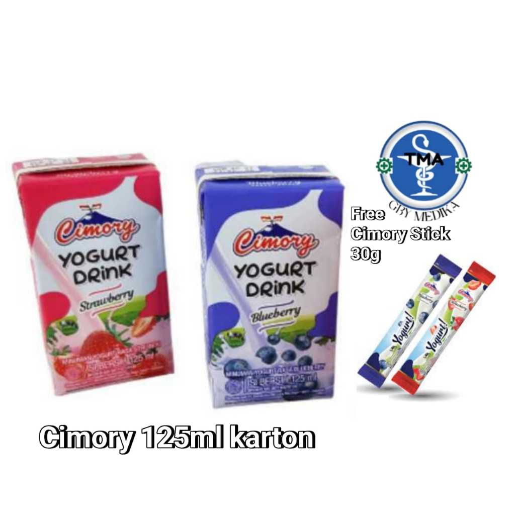 

Cimory UHT Yoghurt 125ml Strawberry Blueberry Mix Fruit dan Stick