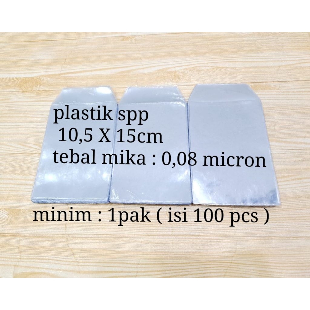 

plastik mika spp 10.5x15/spp/kartu iuran dan berkas