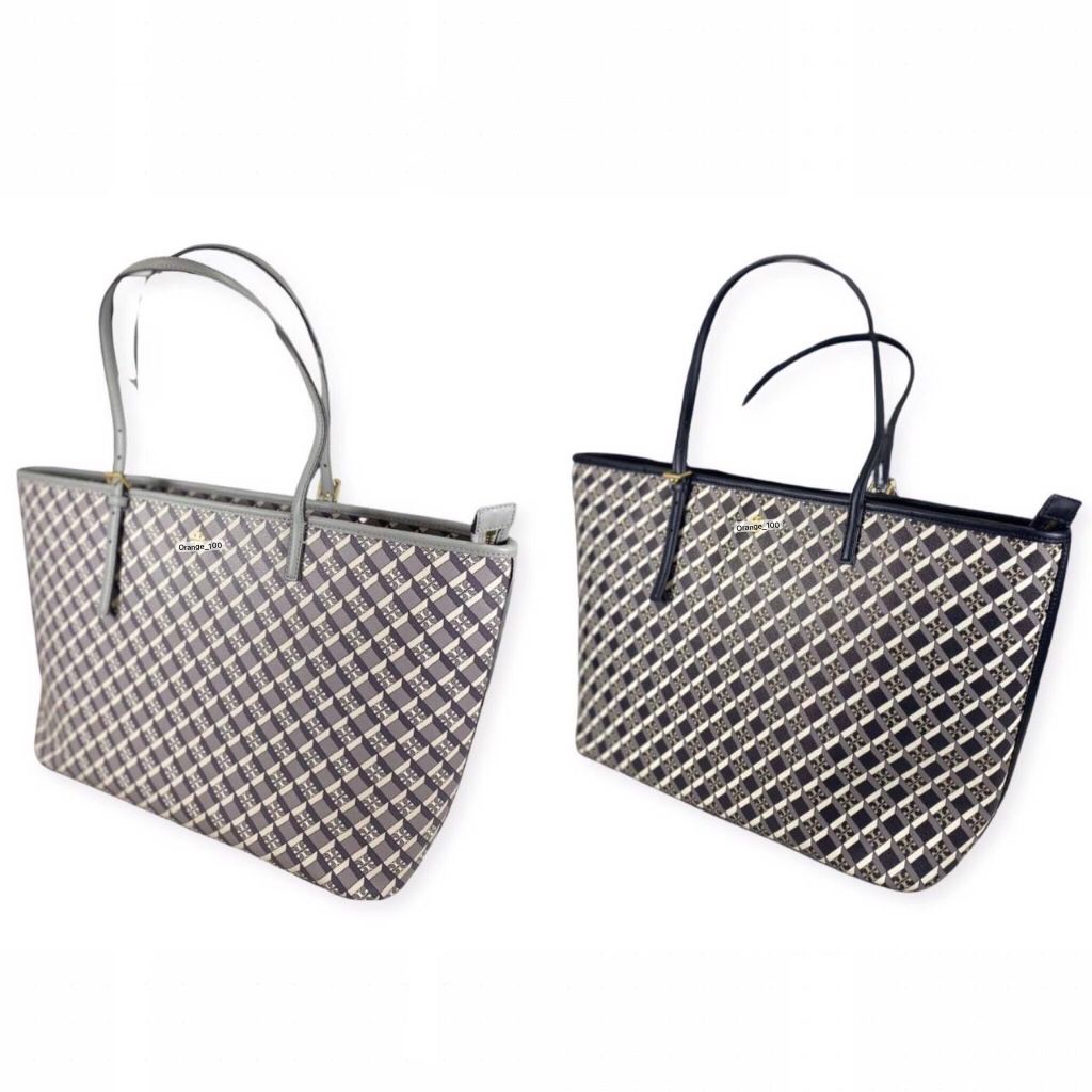 TAS WANITA TB GEO ALL OVER LOGO MEDIUM TOTE ORIGINAL