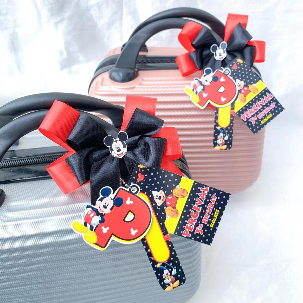 3 in 1 Mickey Mouse Kartu Thank You Card Birthday / Kartu Ucapan Terima Kasih Ulang Tahun / Tag Card