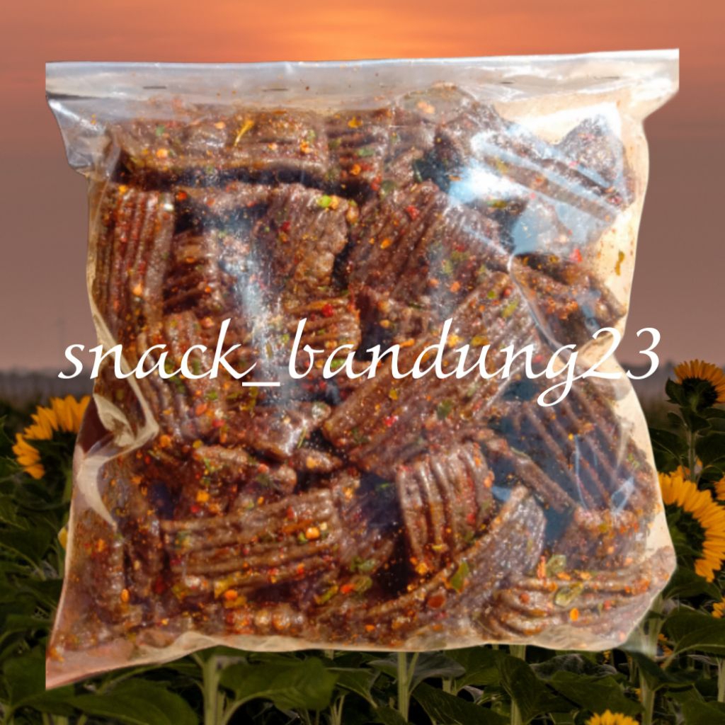 

seblak Kerupuk Asbes / jengkol gurih mantap pedas daun jeruk 1kg bumbu melimpah