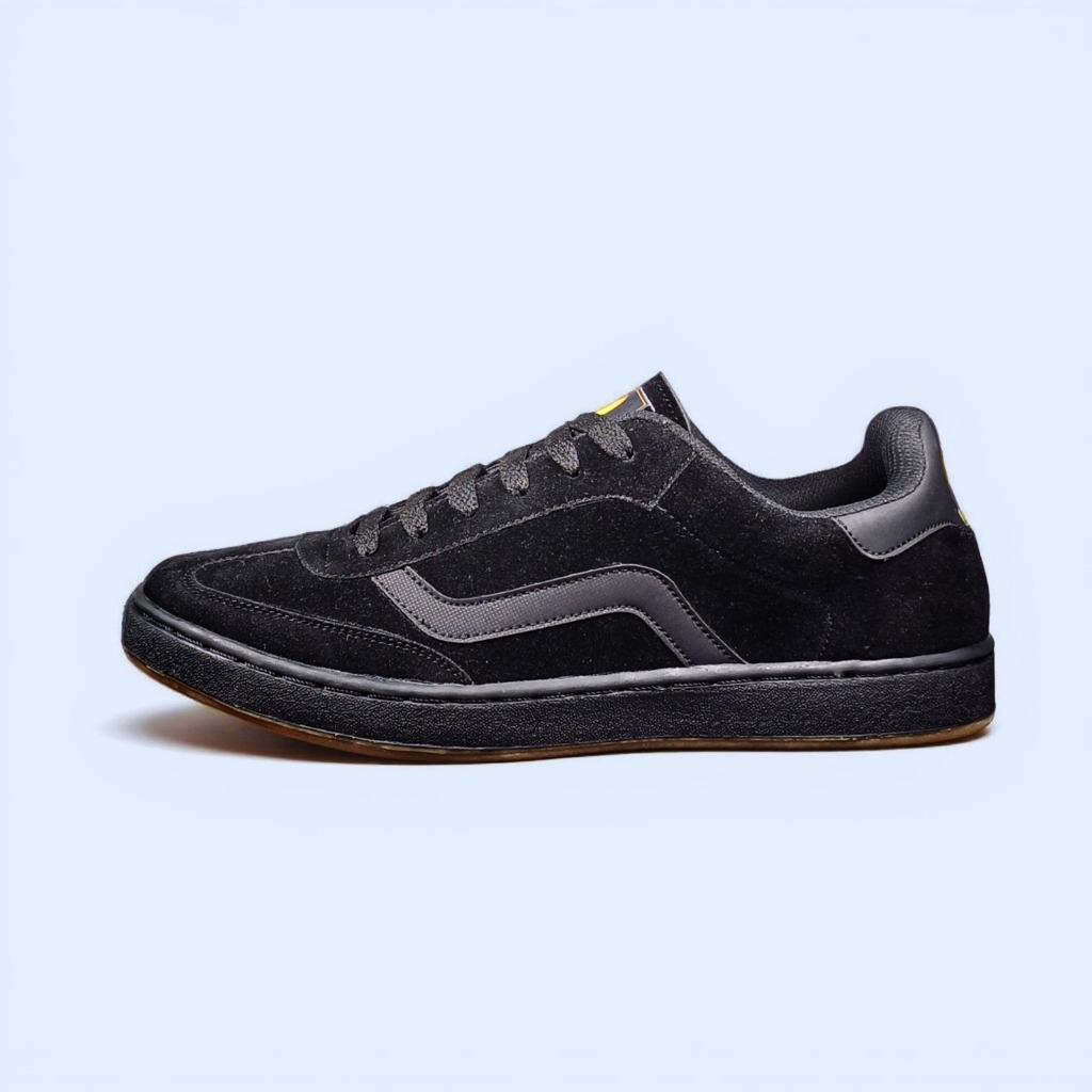 Vansiels Prestige Full Black - Sepatu Sneakers Classic Casual Pria Wanita - Full Black Casual Sneake