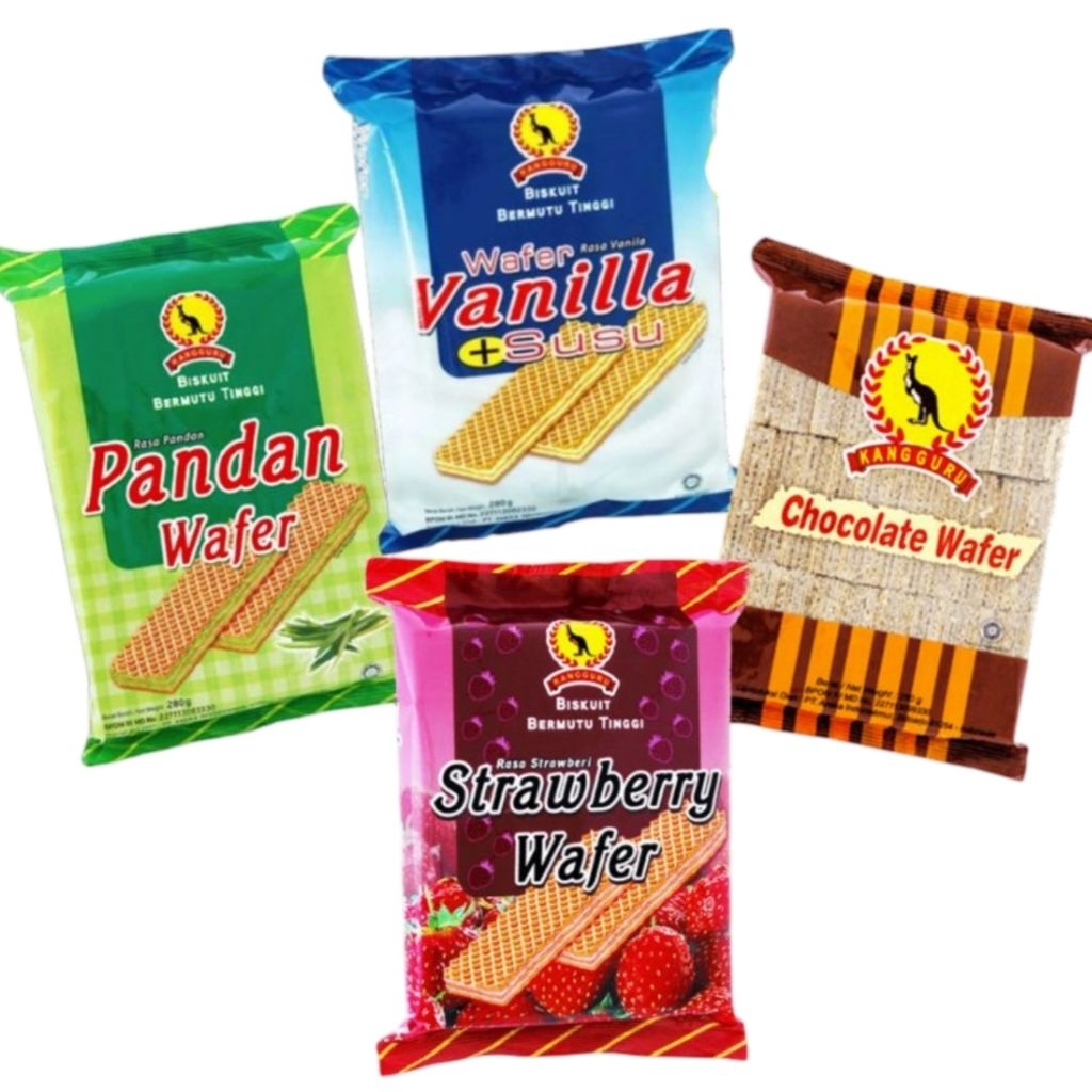 

[Biscuit] Kangguru Wafer Aneka Rasa 280gr