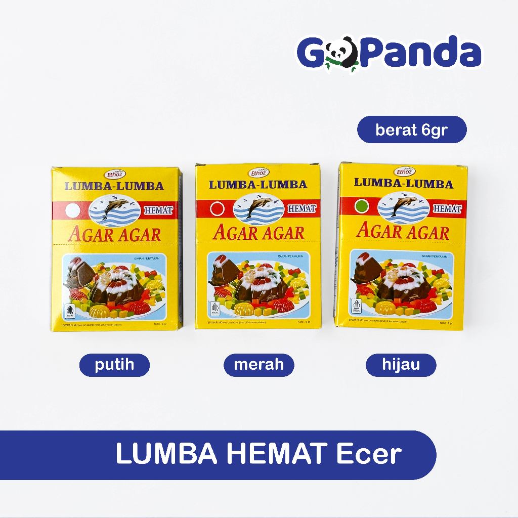 

Agar-agar Lumba-lumba HEMAT 6gr