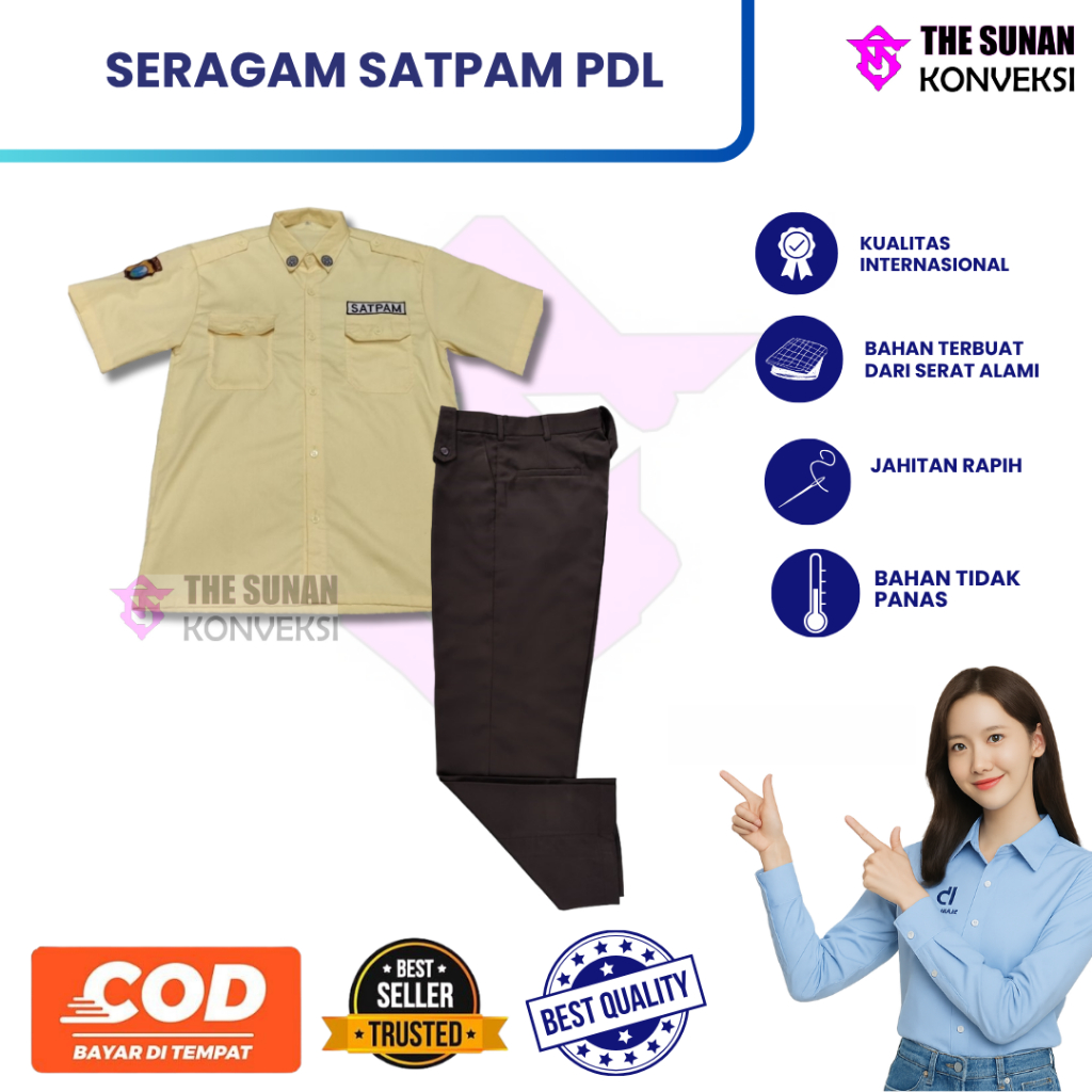 Seragam Satpam PDL | Seragam Satpam | Baju Satpam | Celana Satpam