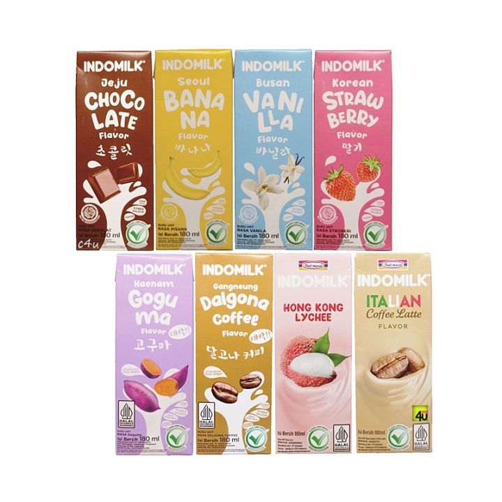 

[oddsolshop] pekanbaru/Indomilk Susu UHT 180ml / Milk