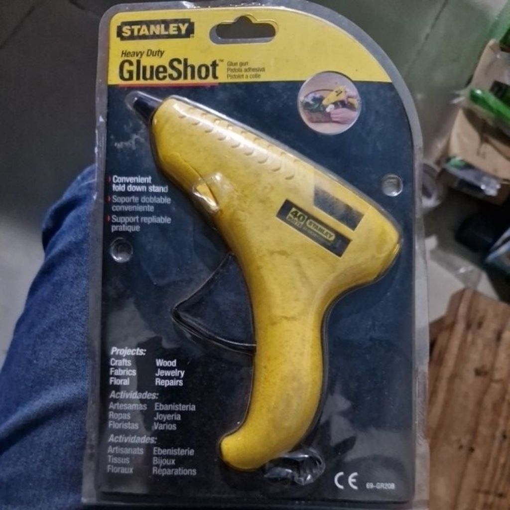 stanley 69 GR20B glue gun glueshot lem tembak 40watt besar