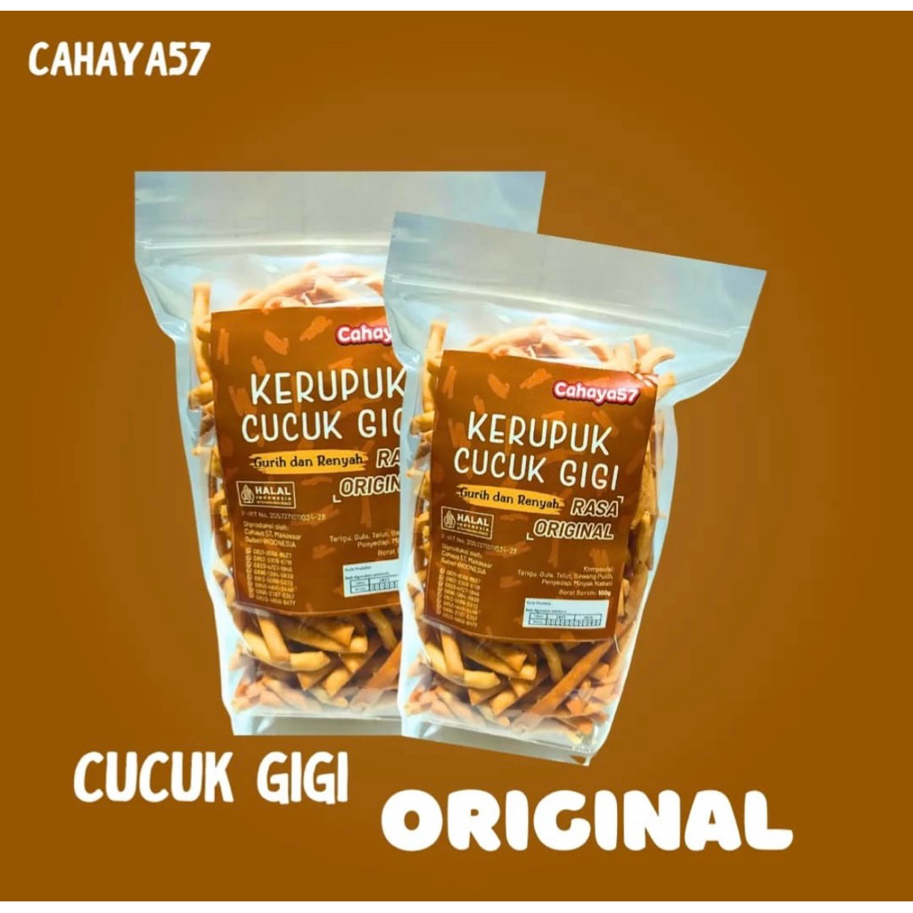 

Kerupuk Cucuk Gigi Rasa Original