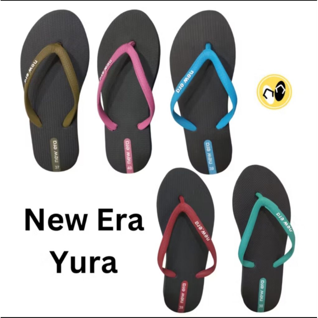 ecer / grosir Sandal Jepit NEW ERA YURA sandal jepit karet flip flopwanita cewek