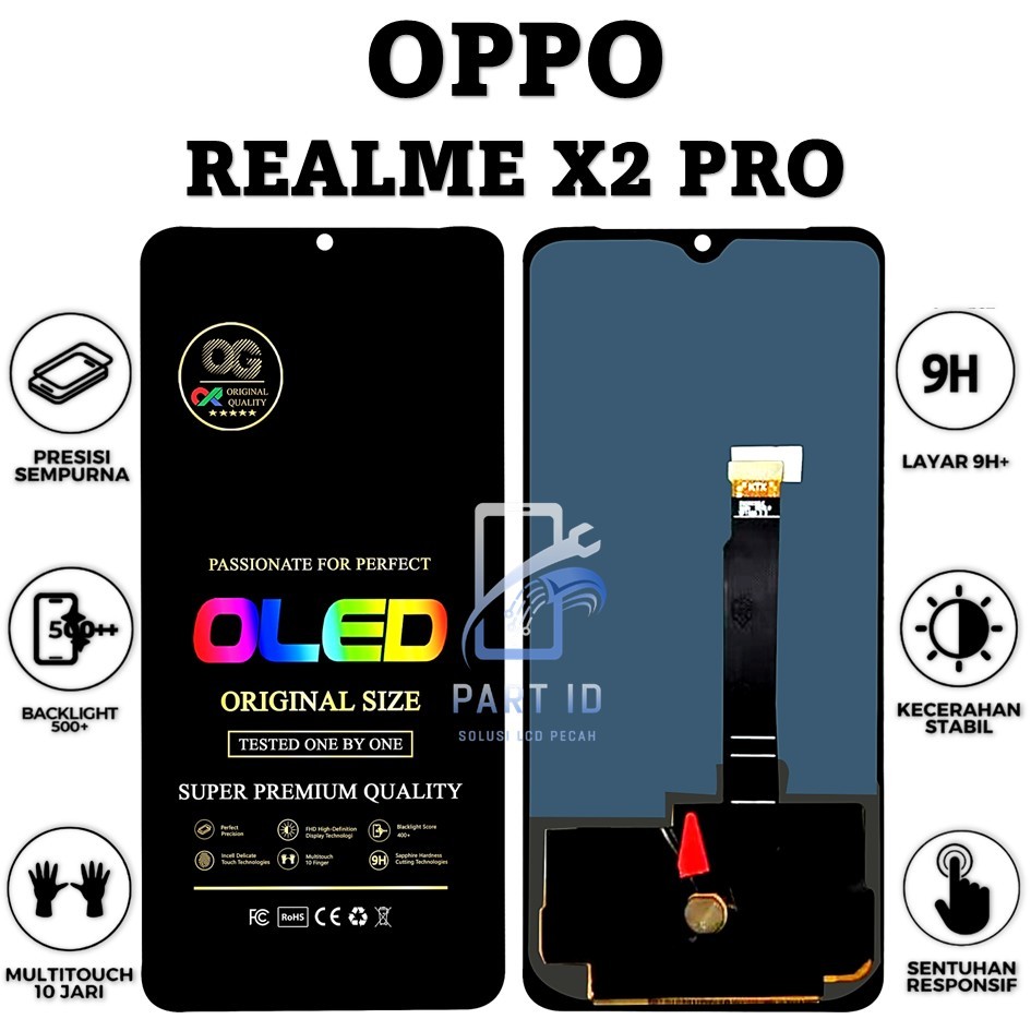 LCD TOUCHSCREEN OPPPO REALME X2 PRO FULLSET ORIGINAL 100%