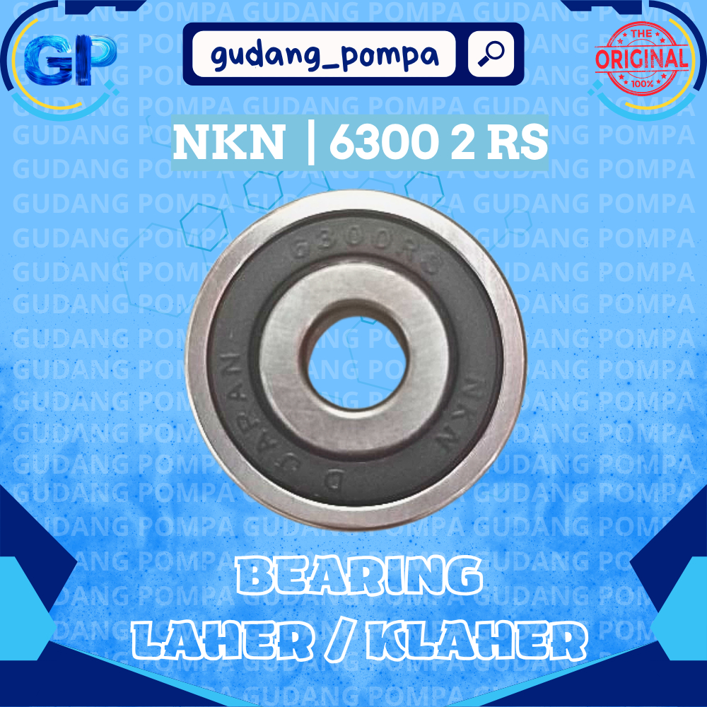 Bearing / Klaher 6300 - 2RS NKN ORIGINAL