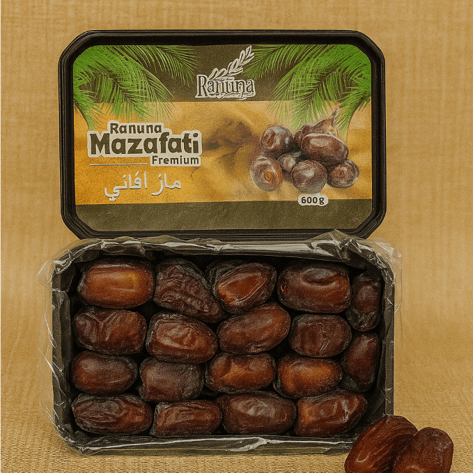 

Ranuna - Kurma Bam Anggur Mazafati Super Premium Organic High Quality - Kurma Mazafati 600gr