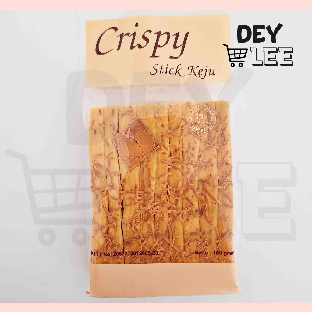 

Crispy Cheese Stick 100gr Keju Cemilan Halal Bandung
