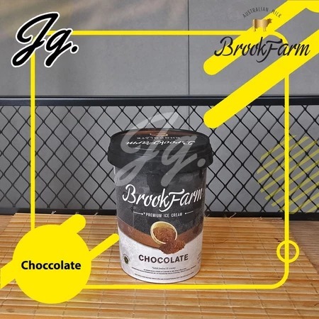 

Ice Cream Brookfarm Chocolate - Es Krim Brookfarm coklat 473 ml