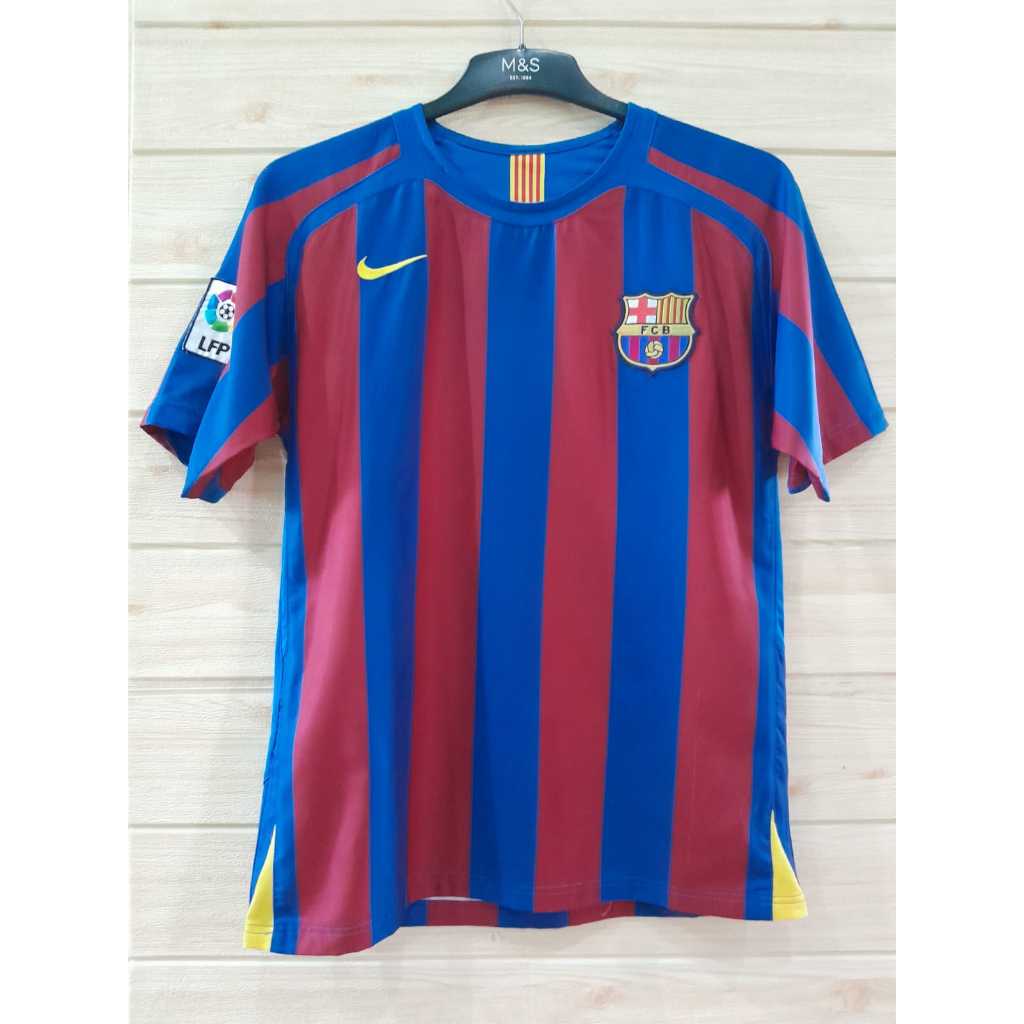 Jersey Barcelona Home 2005/2006 Original Liga champions winners and La liga