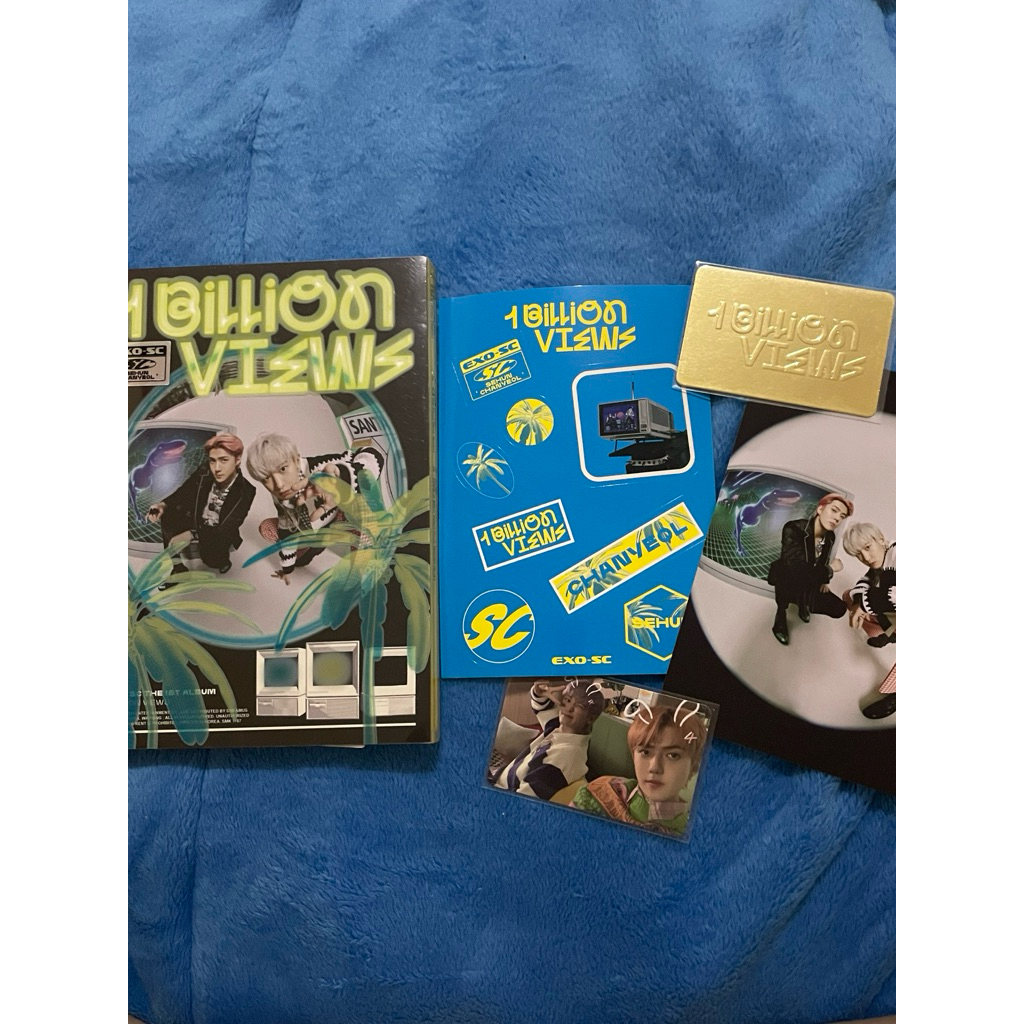[FULLSET UNSEALED UNDERPRICE] album EXO SC 1 BILLION VIEWS WITH PC