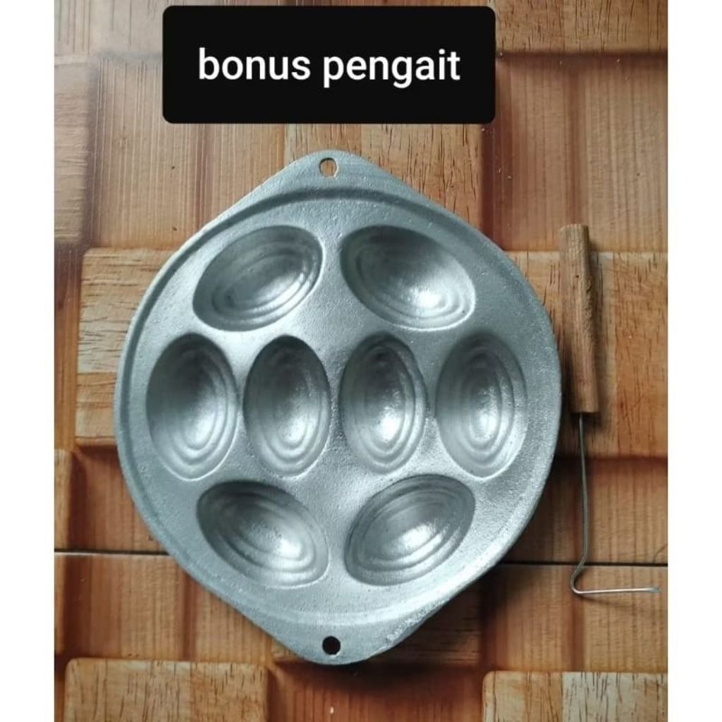 Cetakan kue cubit bolu kerang 8 lubang/Cetakan kue cubit