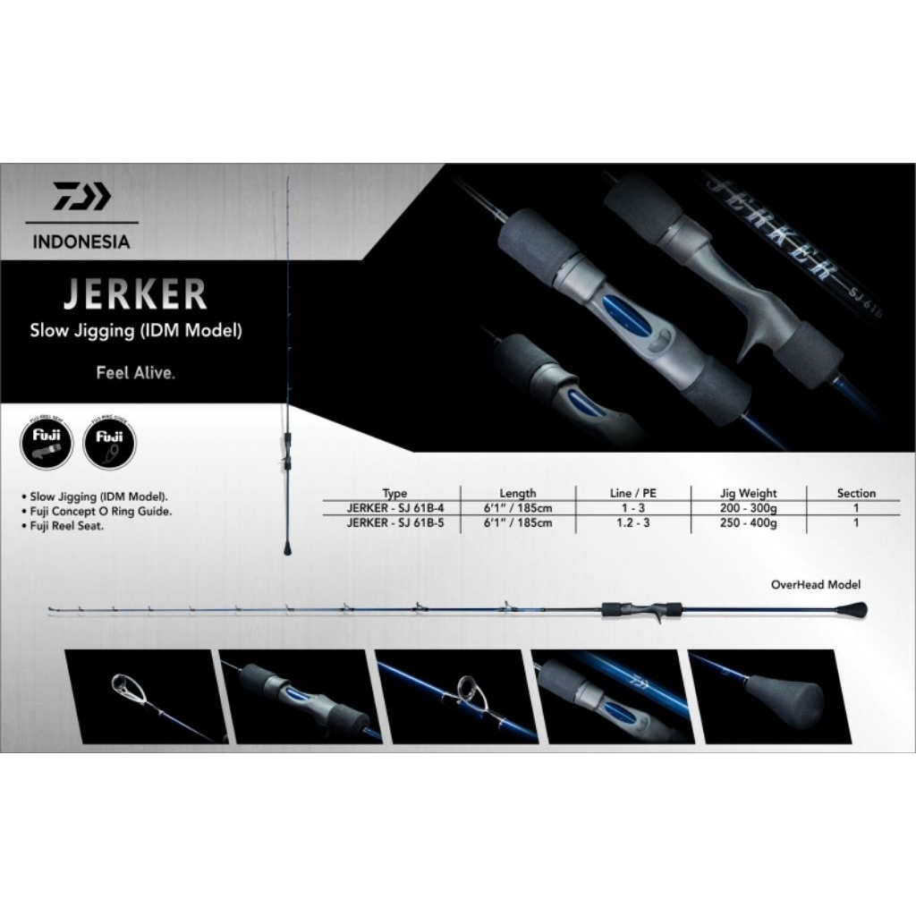Joran  Spinning Jigging DAIWA JERKER