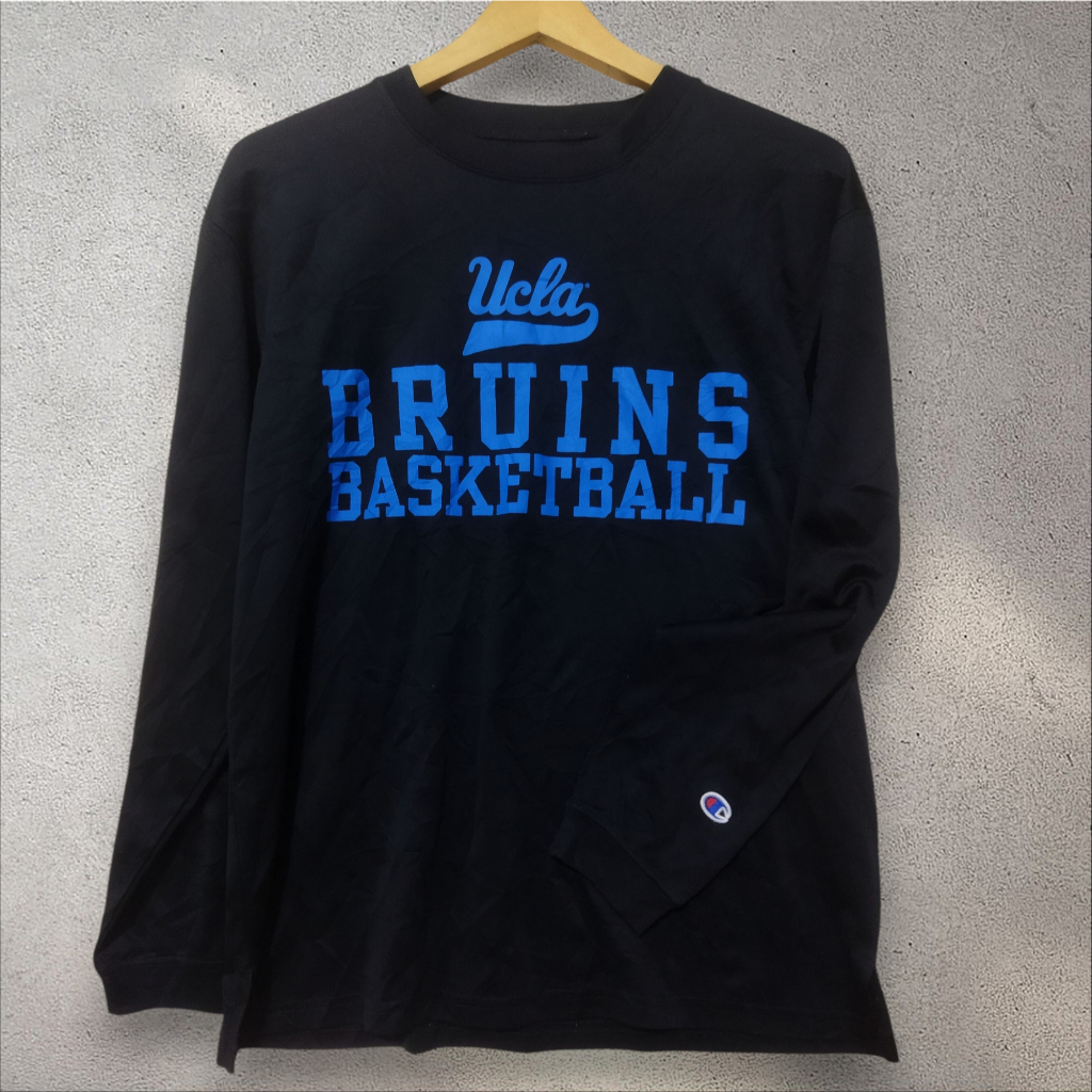 Kaos Lengan Panjang Champion UCLA Bruins Basketball Original Kaos Longsleeve