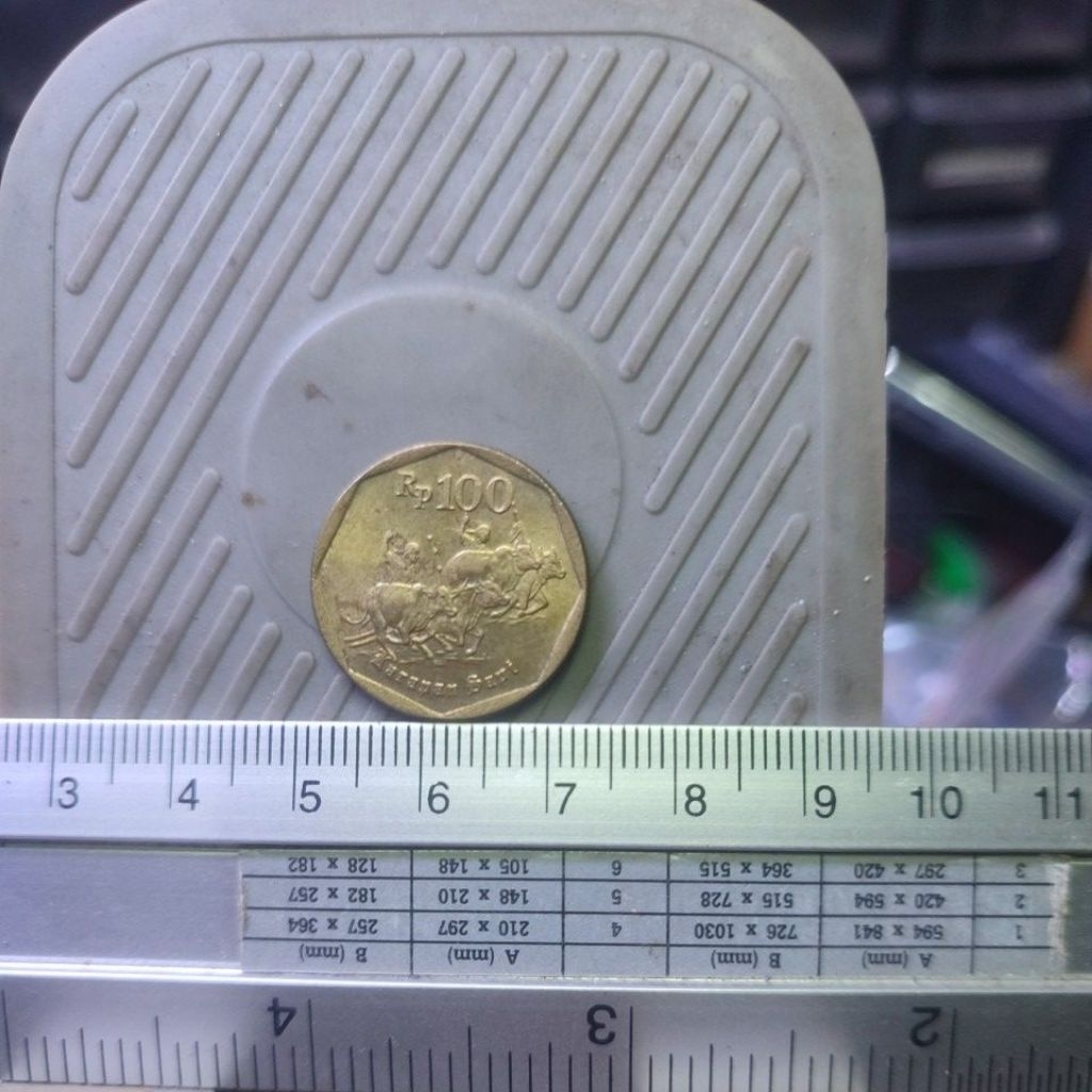 koleksi koin 100 karapan sapi tahun 1996