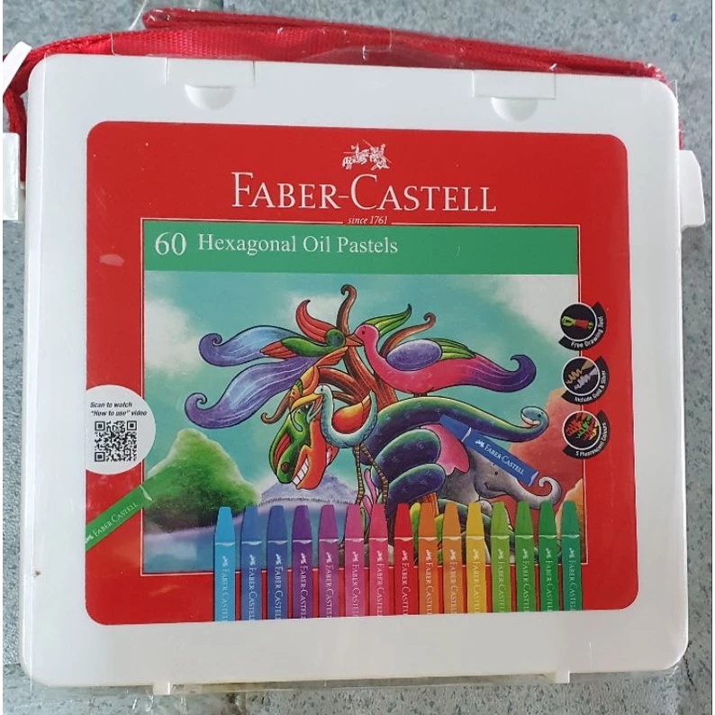 

Faber Castell hexagonal oil pastels isi 60 warna cat warna cet pastel german Jerman Ori 100% Original Asli Authentic