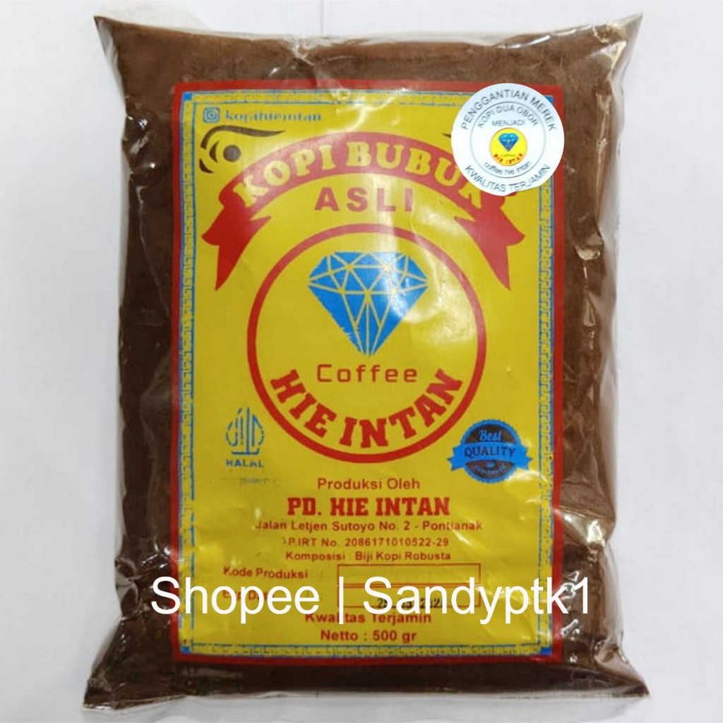 

Kopi Bubuk Asli Hie Intan dulunya merk 2 Dua Obor - Pontianak