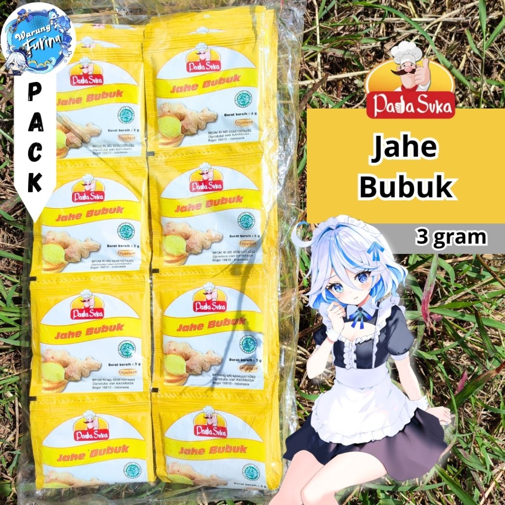 

Padasuka Jahe Bubuk Sachet 3gr | Pack