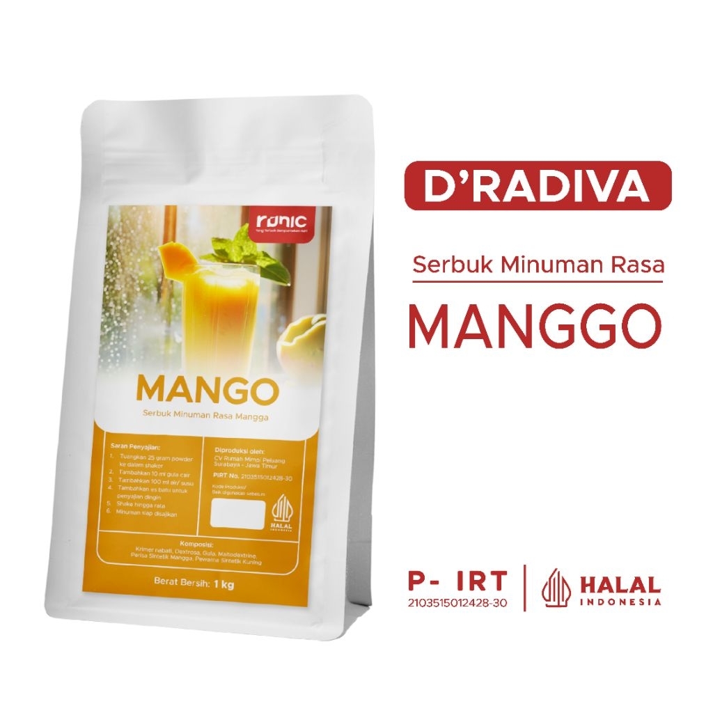 

Forcysn Bubuk Minuman Premium Mango Runic 1Kg