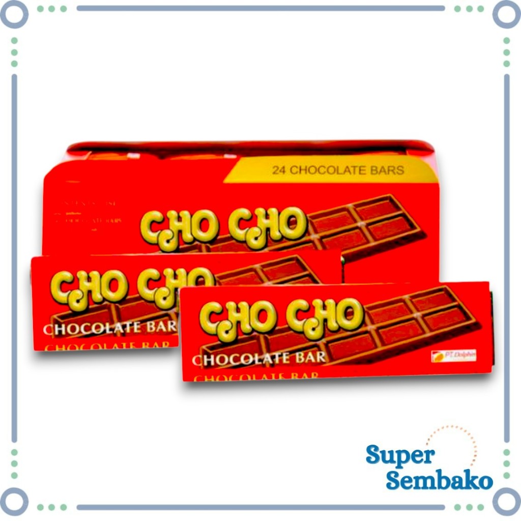 

SNACK JADUL COKELAT BATANG CHO CHO CHOCOLATE MILK COKLAT SUSU BAR 25g PER PACK ISI 12 BUNGKUS