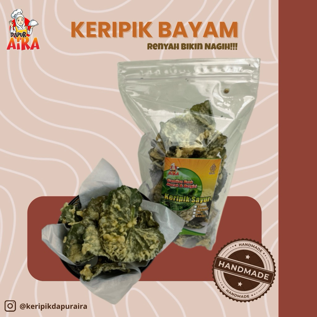 

Keripik Sayur Bayam Dapur Aira