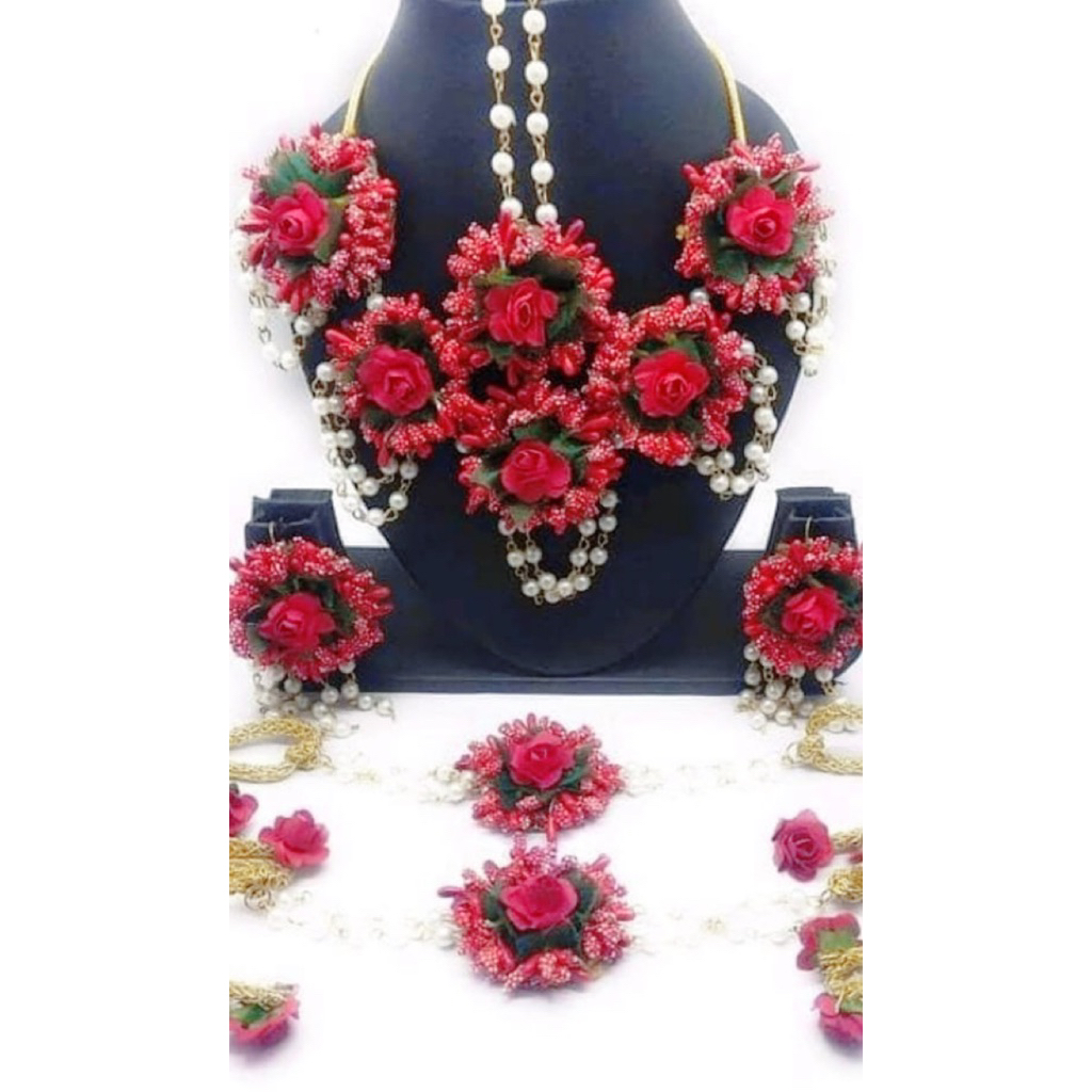 Aksesoris India Bunga Full Set / Radha Krishna