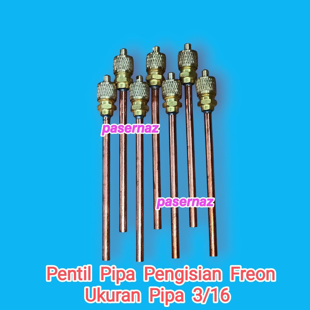 3/16  | Pentil 3/16 Pipa Kecil Kulkas | Pentil Pengisian Refrigerant Kulkas Pipa 3/16 Kecil | Pentil