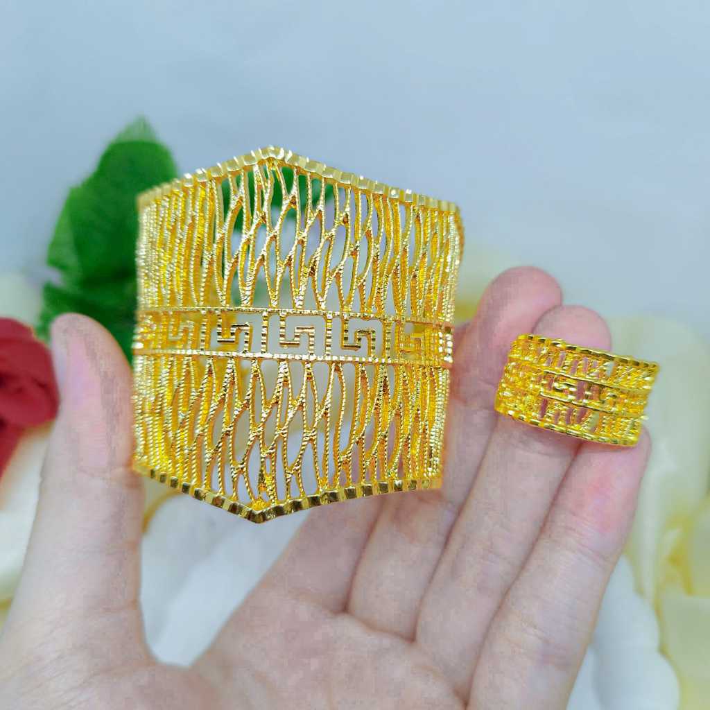Gelang Kendari Dewasa Kuning 24K 540 / Gelang Kendari gelang kendari satu set set dubai gelang kenda
