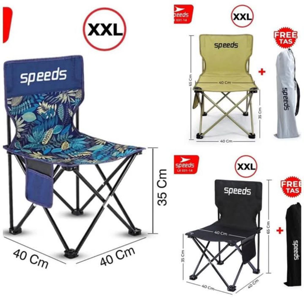KURSI LIPAT PORTABLE | KURSI PIKNIK SPEEDS XXL