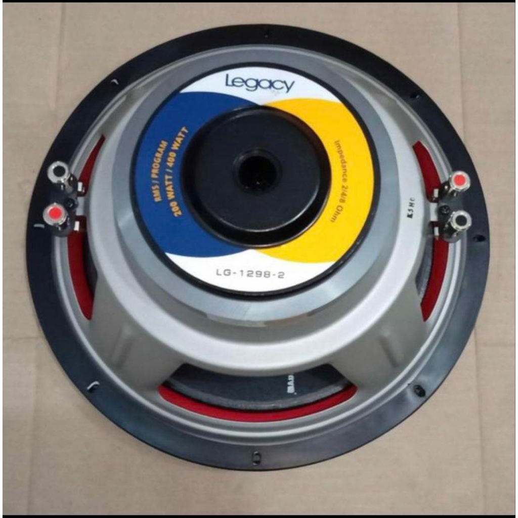 Speaker Subwoofer 12 Inch Legacy LG 1298-2 Double Coil Original
