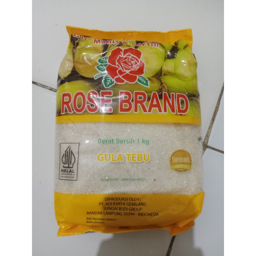 

Gula rose brand kuning 1kg