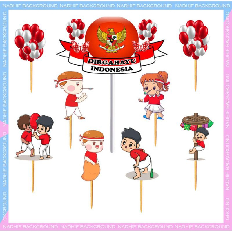 

[Whispers] TOPER KARAKTER PUTRI DAN KEMERDEKAAN KUPU KUPU HIASAN TUSUK KUE ULANG TAHUN