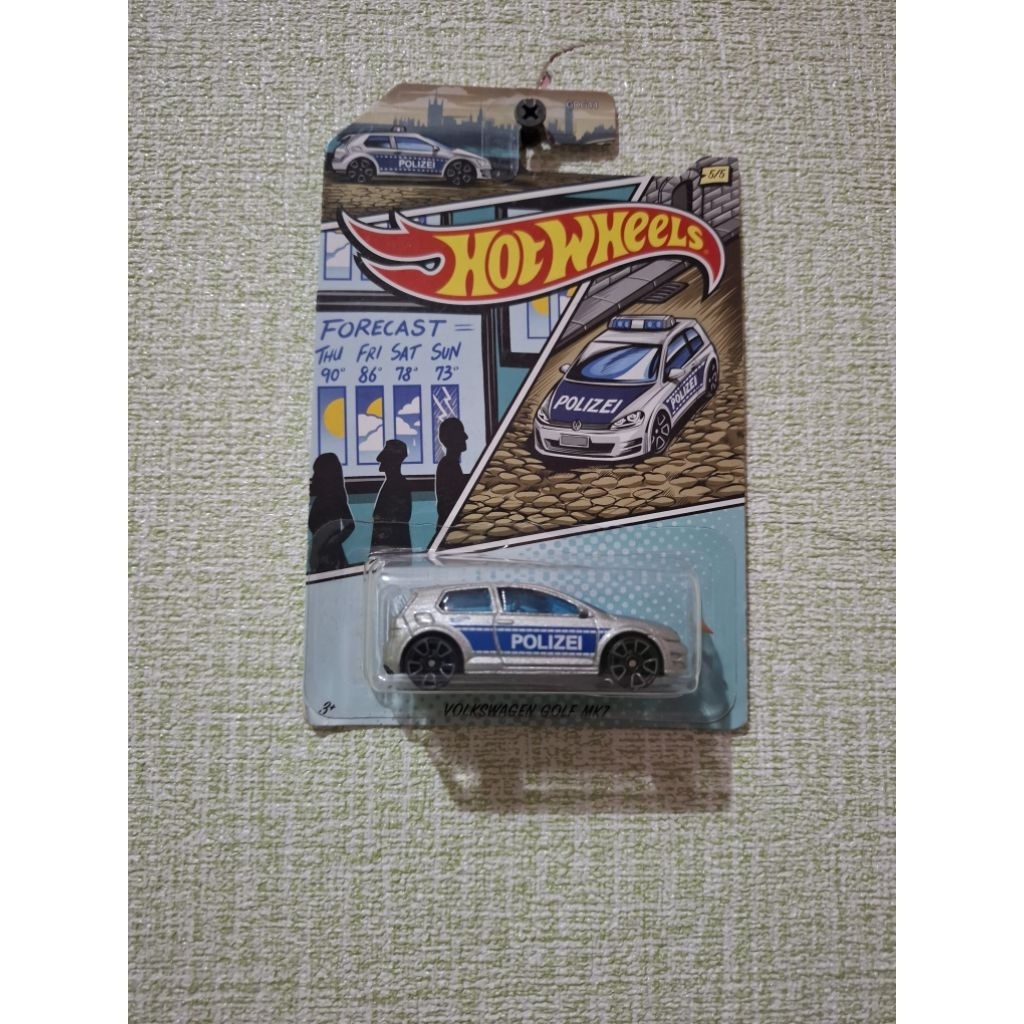 Hot Wheels volkswagen  golf mk7 polizei