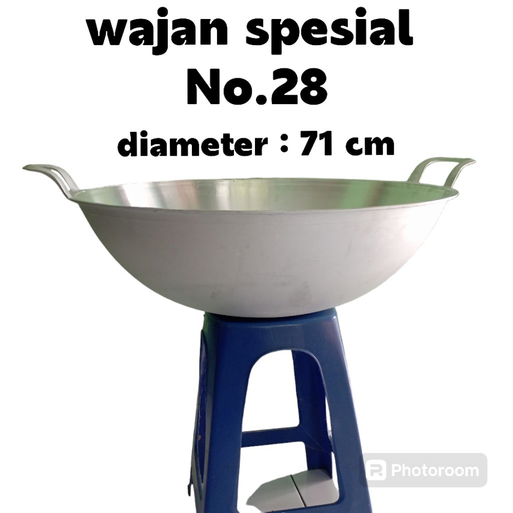 Wajan Kuali Kancah Penggorengan Spesial No 16-30 Wajan Anti Lengket Bahan Aluminium Tebal