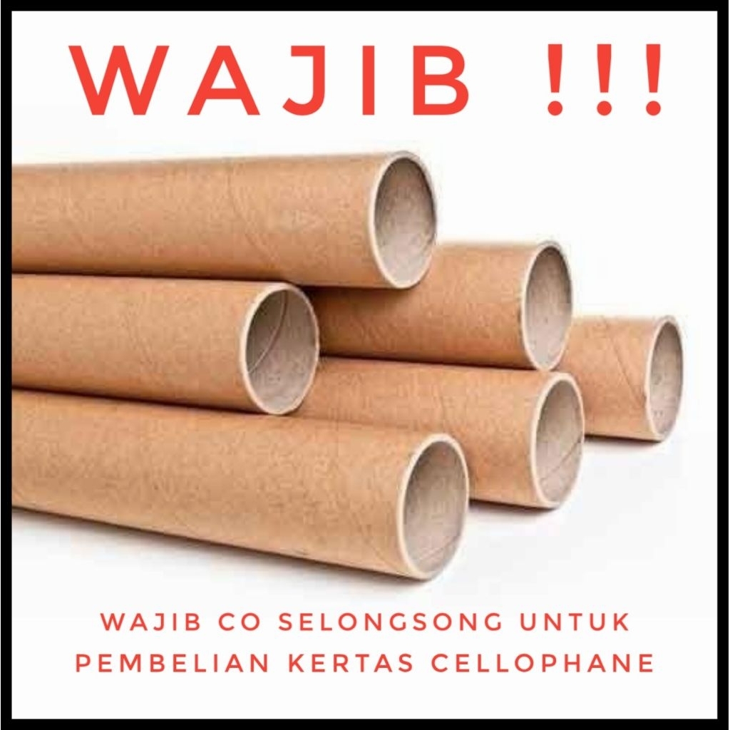 

WAJIB CO Selongsong Khusus Pembelian Kertas Cellophane
