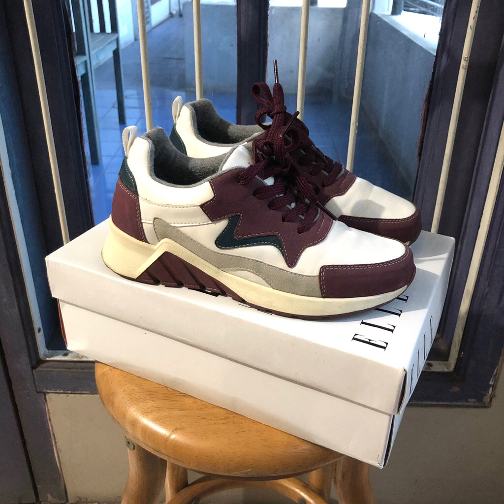 ELLE sepatu sneakers wanita size 36 ladies shoes