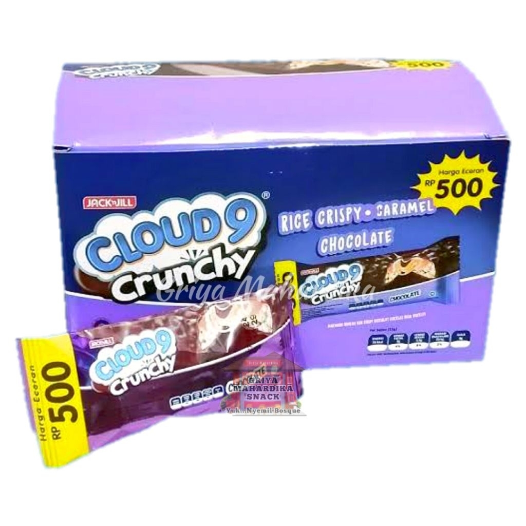 

Cloud 9 Crunchy 1 Box isi 24 Pcs Snack box