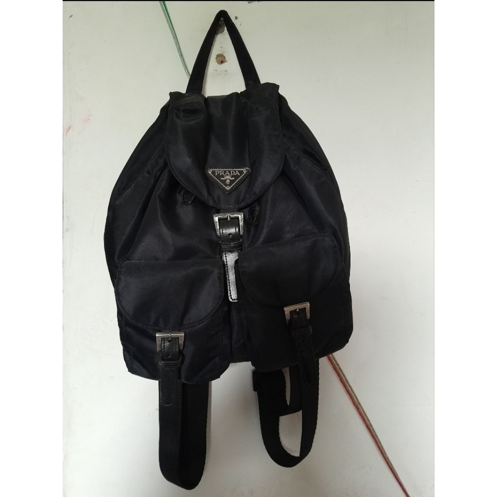 PRELOVED TAS RANSEL PRADA/ tas ransel wanita branded/ tas ransel prada