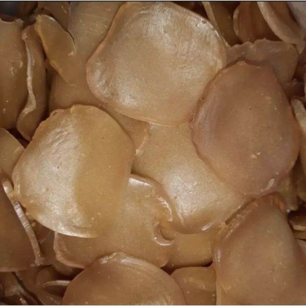 

Termurahhh 1 kg kerupuk puli mentah / kerupuk kulit khas madura / kerupuk puli mentah 1kg