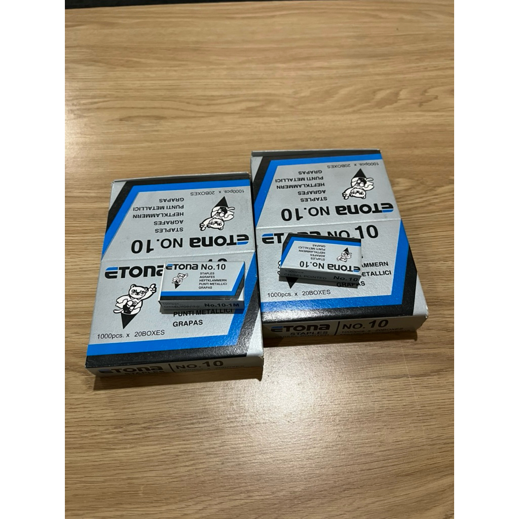 

Etona Staples Isi Staples no 10 Eceran Satuan