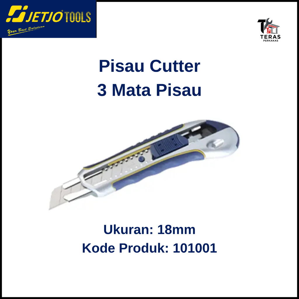 

Pisau Cutter 3 Mata Pisau JETJO Tools / Lakoni Pro