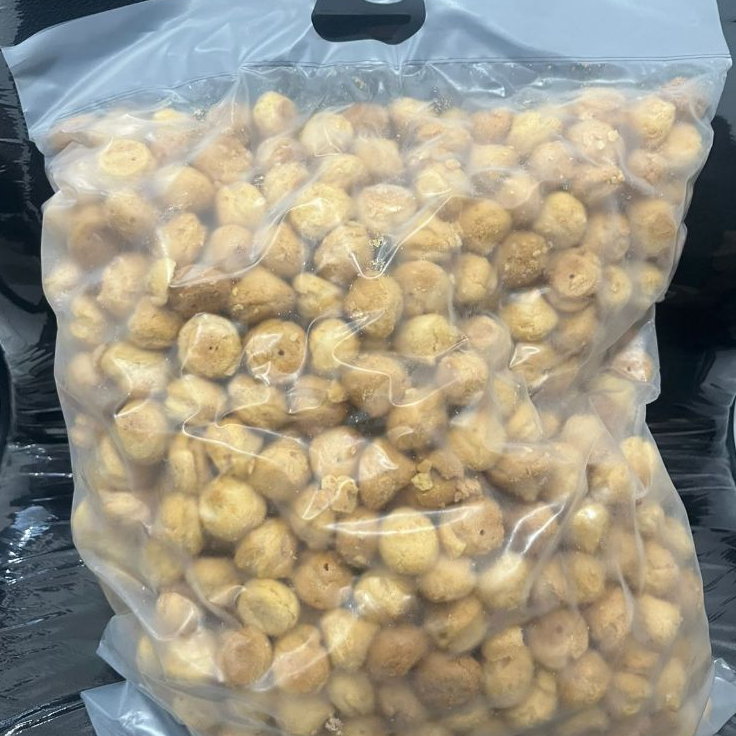 

KUE SUS / SOES MINI KERING 3 VARIAN RASA COKELAT, KLEPON, ES TELER LUMER 2 KG