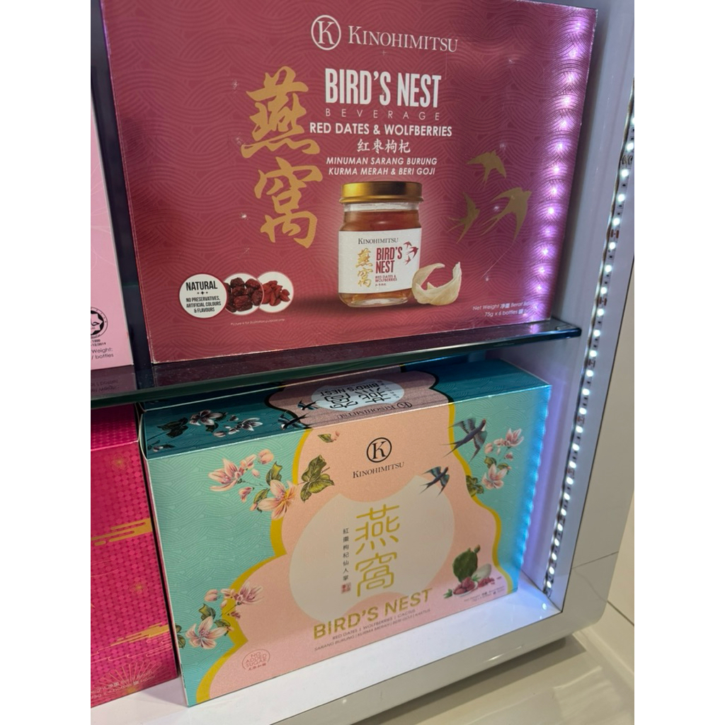 Bird nest Kinohimitsu 1 box isi 6 original handcarry