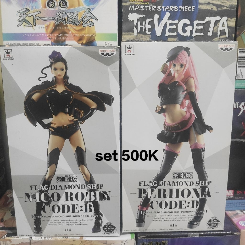 Set Flag Diamond Ship Nico Robin dan Pherona