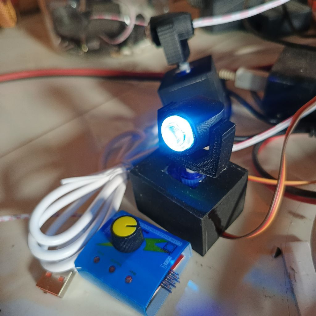 lampu Lighting Beam mini 5 volt RGB bisa bergerak